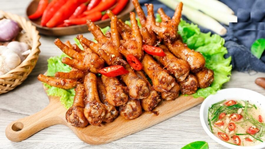 Lượng calo trong chân gà hấp hành và giá trị dinh dưỡng cần biết cho chế độ ăn uống