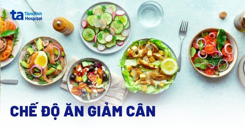 Chế độ ăn lành mạnh kết hợp tập luyện giúp giảm cân hiệu quả bền vững